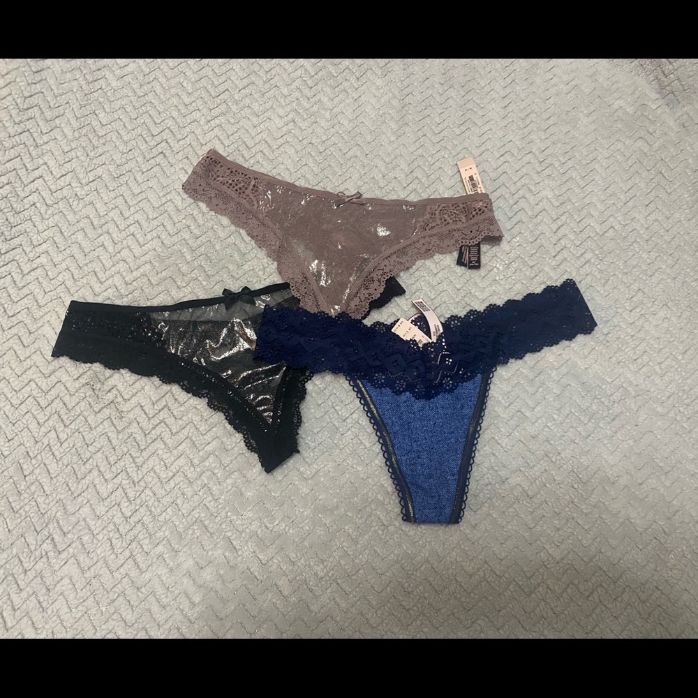 Victoria’s Secret lace panties bundle size medium